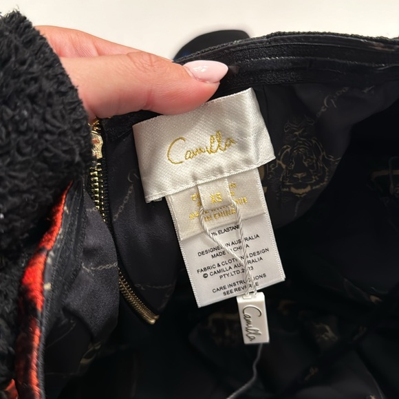 NWOT Camilla Curved Hem Zip Detail Corset - Picture 4 of 5